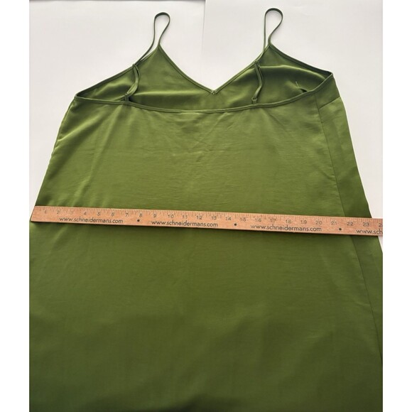 A New Day Maxi Slip Dress Size XXL Green Silky Strappy Fairy Forest Whimsy - Picture 13 of 16